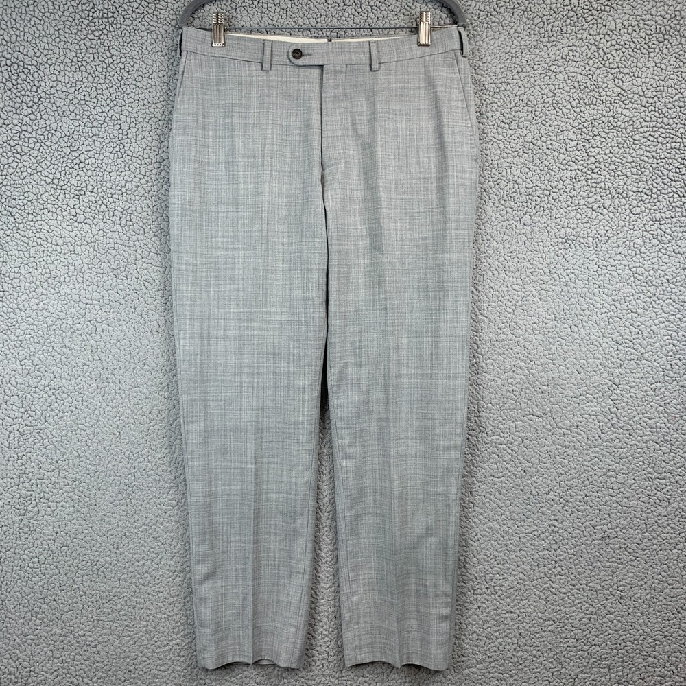 Suitsupply Soho Turn-up Pant 32 Gray Vitale Barberis Canonico Tropical 120s Wool